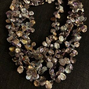 Elegant Multicolor Pearl Necklace